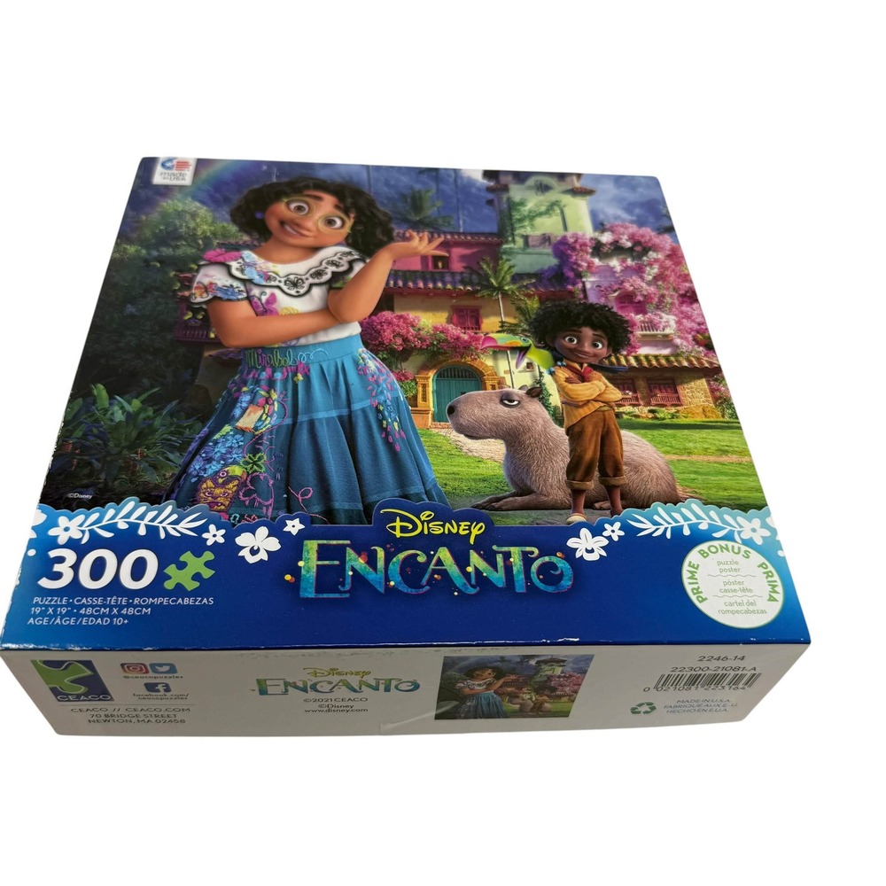 Disney Encanto 300 Piece Puzzle Ceaco Mirabel Antonio Bonus Poster Complete